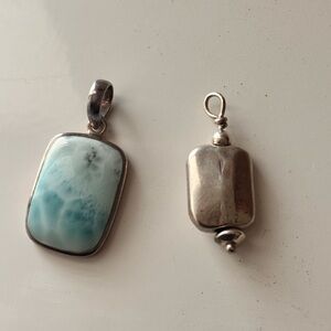 ✨ Vintage Sterling Silver Pendant Lot | 2 Pieces | 925 ✨